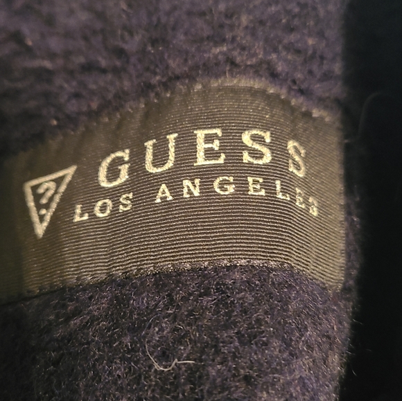 GUESS Navy Coat - Picture 7 of 8